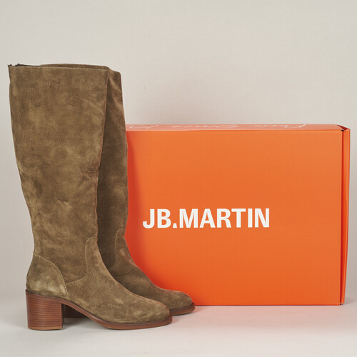 Παπούτσια Γυναίκα Μπότες για την πόλη JB Martin PLUME Croute / Velours / Kaki