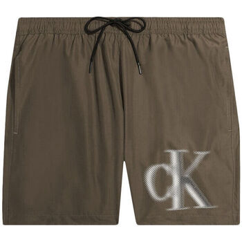Υφασμάτινα Άνδρας Σόρτς / Βερμούδες Calvin Klein Jeans km0km00800-gxh brown Brown