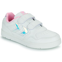 Παπούτσια Κορίτσι Χαμηλά Sneakers hummel CAMDEN JR Άσπρο / Ροζ