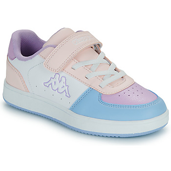 Παπούτσια Κορίτσι Χαμηλά Sneakers Kappa MALONE KID Άσπρο / Ροζ / Μπλέ
