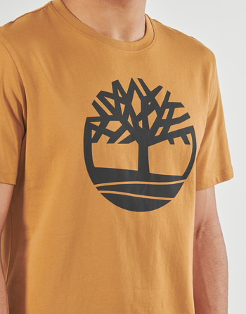 Timberland Tree Logo Short Sleeve Tee Yellow