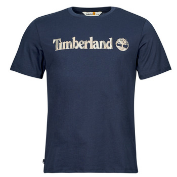 Υφασμάτινα Άνδρας T-shirt με κοντά μανίκια Timberland Camo Linear Logo Short Sleeve Tee Marine