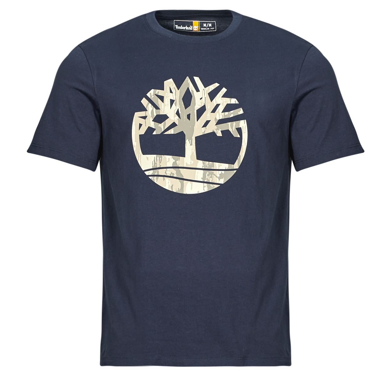 Υφασμάτινα Άνδρας T-shirt με κοντά μανίκια Timberland Camo Tree Logo Short Sleeve Tee Marine