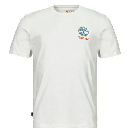 Υφασμάτινα Άνδρας T-shirt με κοντά μανίκια Timberland Back Graphic Short Sleeve Tee Άσπρο