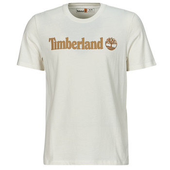 Timberland Linear Logo Short Sleeve Tee Άσπρο