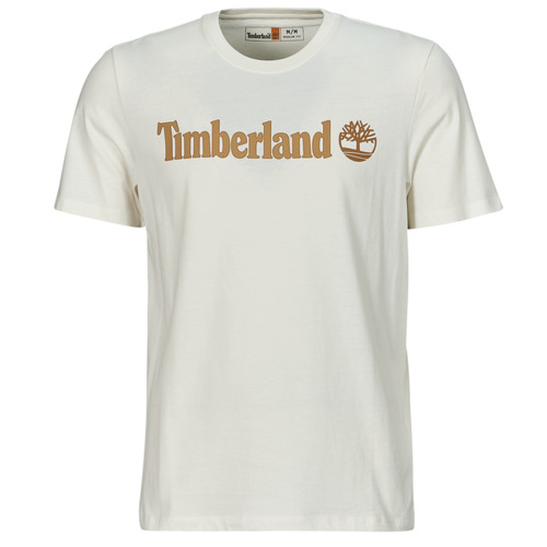 Υφασμάτινα Άνδρας T-shirt με κοντά μανίκια Timberland Linear Logo Short Sleeve Tee Άσπρο