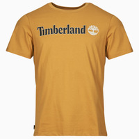 Υφασμάτινα Άνδρας T-shirt με κοντά μανίκια Timberland Linear Logo Short Sleeve Tee Camel