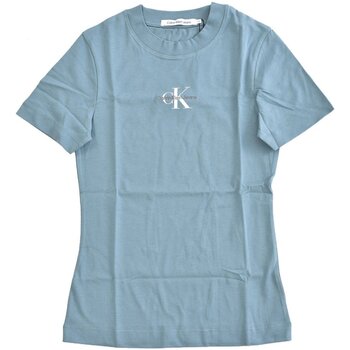 Υφασμάτινα Γυναίκα T-shirts & Μπλούζες Calvin Klein Jeans J20J221426 Μπλέ