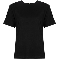 Υφασμάτινα Γυναίκα T-shirt με κοντά μανίκια Silvian Heach PGP21757TS Black
