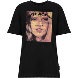 Υφασμάτινα Γυναίκα T-shirt με κοντά μανίκια Silvian Heach PGP22387TS Black