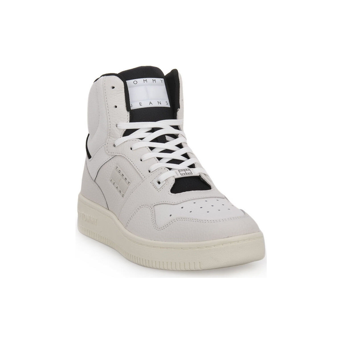 Παπούτσια Άνδρας Sneakers Tommy Hilfiger YBL BASKET MID Άσπρο