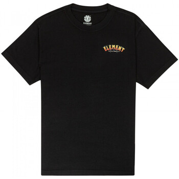 Υφασμάτινα Άνδρας T-shirts & Μπλούζες Element Heliaca Black
