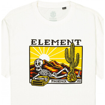 Υφασμάτινα Άνδρας T-shirts & Μπλούζες Element Dusk Άσπρο