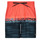 Υφασμάτινα Άνδρας Μαγιώ / shorts για την παραλία Quiksilver EVERYDAY WORDBLOCK VOLLEY 17 Μπλέ / Red