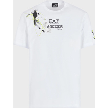 Υφασμάτινα Άνδρας T-shirt με κοντά μανίκια Emporio Armani  Άσπρο
