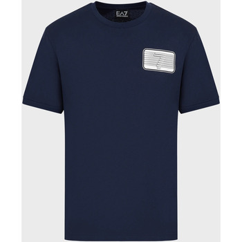 Υφασμάτινα Άνδρας T-shirt με κοντά μανίκια Emporio Armani  Μπλέ