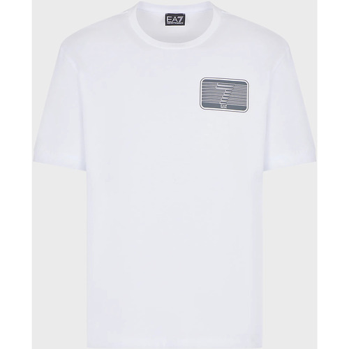 Υφασμάτινα Άνδρας T-shirt με κοντά μανίκια Emporio Armani  Άσπρο