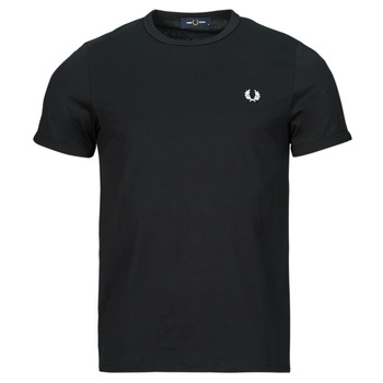 Υφασμάτινα Άνδρας T-shirt με κοντά μανίκια Fred Perry RINGER T-SHIRT Black