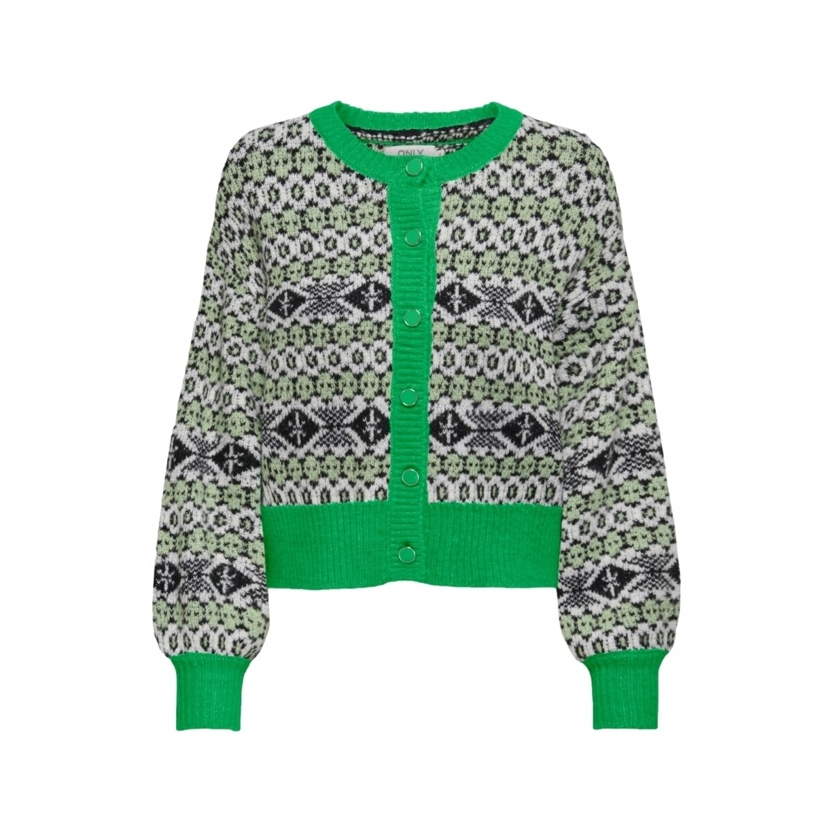 Only  Πουλόβερ Only Dea Cardigan L/S - Island Green /Smoke Green