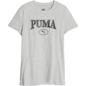 Υφασμάτινα Κορίτσι T-shirt με κοντά μανίκια Puma 219624 Grey