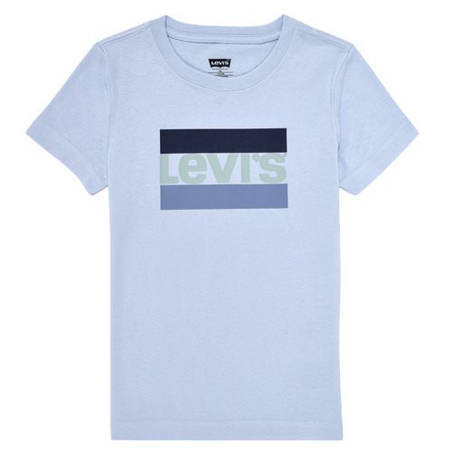 Υφασμάτινα Αγόρι T-shirt με κοντά μανίκια Levi's SPORTSWEAR LOGO TEE Μπλέ