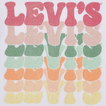 Levi's ORGANIC RETRO LEVIS SS TEE Multicolour / Άσπρο
