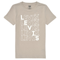 Υφασμάτινα Αγόρι T-shirt με κοντά μανίκια Levi's LEVI'S LOUD TEE Beige