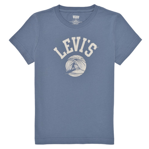 Υφασμάτινα Αγόρι T-shirt με κοντά μανίκια Levi's SURFS UP TEE Μπλέ