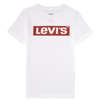 Υφασμάτινα Αγόρι T-shirt με κοντά μανίκια Levi's SHORT SLEEVE GRAPHIC TEE SHIRT Άσπρο