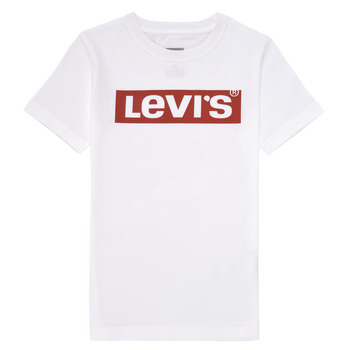 Υφασμάτινα Αγόρι T-shirt με κοντά μανίκια Levi's SHORT SLEEVE GRAPHIC TEE SHIRT Άσπρο