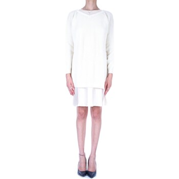 Υφασμάτινα Γυναίκα παντελόνι παραλλαγής Semicouture Y3WB18 Άσπρο