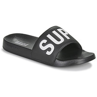 Παπούτσια Άνδρας σαγιονάρες Superdry Sandales De Piscine Véganes Core Black / Άσπρο