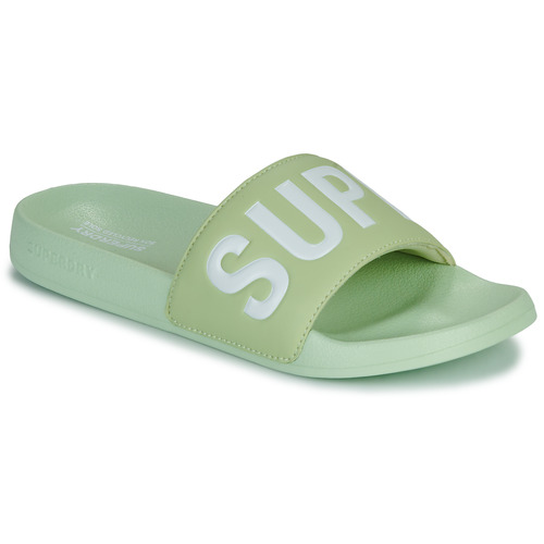 Παπούτσια Γυναίκα σαγιονάρες Superdry Sandales De Piscine Véganes Core Green / Άσπρο