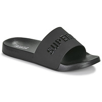 Παπούτσια Άνδρας σαγιονάρες Superdry Sandales De Piscine À Logo Véganes Black