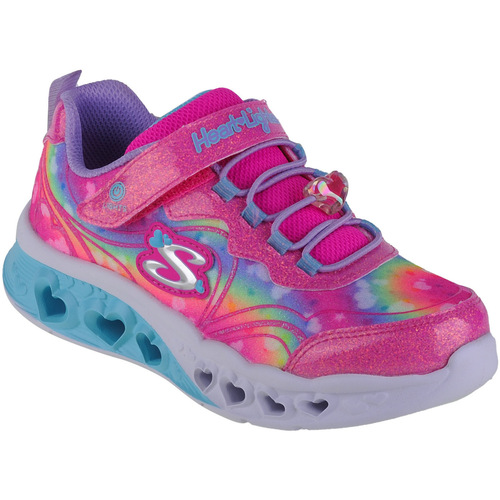 Παπούτσια Κορίτσι Χαμηλά Sneakers Skechers Flutter Heart Lights-Groovy Swirl Ροζ