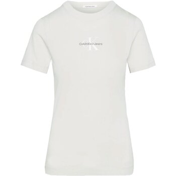 Υφασμάτινα Γυναίκα T-shirts & Μπλούζες Calvin Klein Jeans J20J221426 Beige
