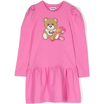 Υφασμάτινα Κορίτσι Μακριά Φορέματα Moschino HDV0DLLDA16 Ροζ