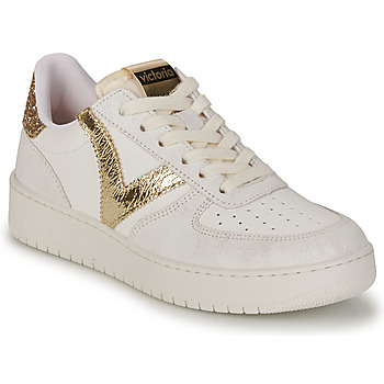 Παπούτσια Γυναίκα Χαμηλά Sneakers Victoria MADRID Άσπρο / Gold