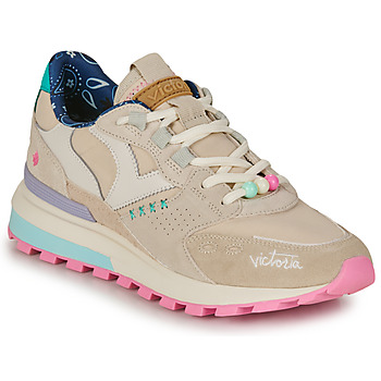 Παπούτσια Γυναίκα Χαμηλά Sneakers Victoria LUNA Beige / Multicolour