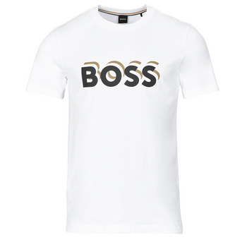 Υφασμάτινα Άνδρας T-shirt με κοντά μανίκια BOSS Tiburt 427 Άσπρο