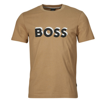 Υφασμάτινα Άνδρας T-shirt με κοντά μανίκια BOSS Tiburt 427 Camel