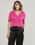 Υφασμάτινα Γυναίκα T-shirt με κοντά μανίκια BOSS C_Ela Ροζ