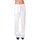 Υφασμάτινα Γυναίκα Παντελόνια Πεντάτσεπα Semicouture Y3WI11 Άσπρο