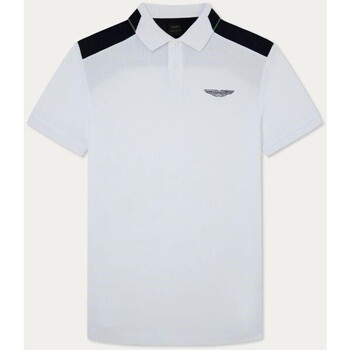 Υφασμάτινα Άνδρας T-shirt με κοντά μανίκια Hackett HM563184 AM COL BLOCK Άσπρο