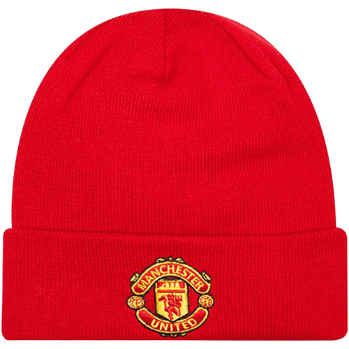 Αξεσουάρ Άνδρας Σκούφοι New-Era Core Cuff Beanie Manchester United FC Hat Red