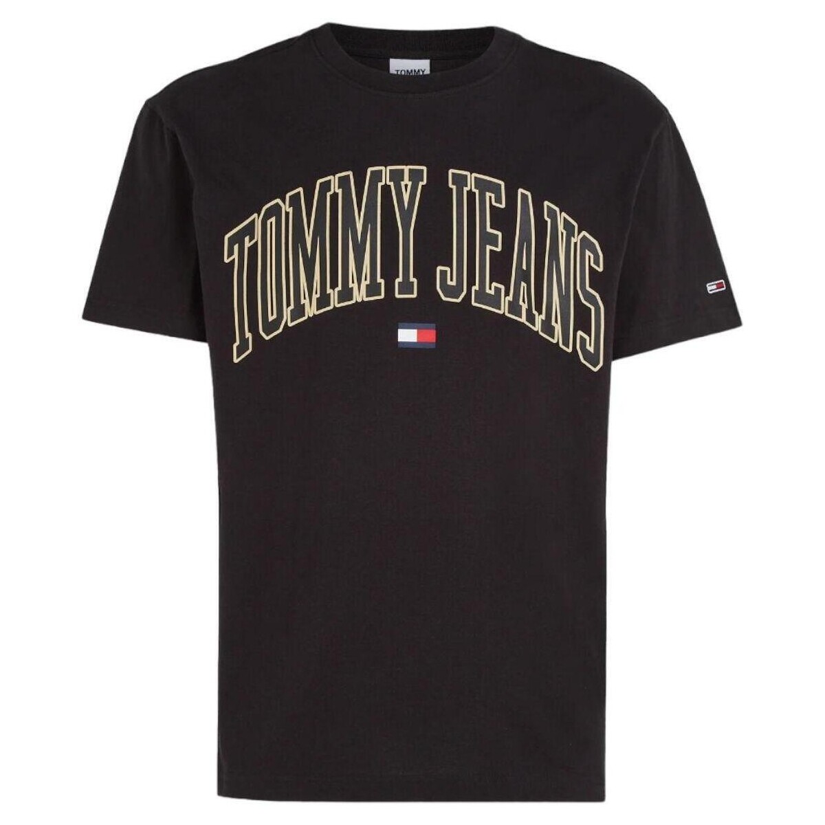 Υφασμάτινα Άνδρας T-shirt με κοντά μανίκια Tommy Hilfiger  Black