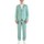 Υφασμάτινα Άνδρας Κοστούμια Bicolore 2102-PICASSO Green