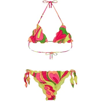 Υφασμάτινα Κορίτσι Μαγιώ / shorts για την παραλία Me Fui MJ23-1500 Ροζ
