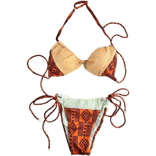 Υφασμάτινα Γυναίκα Μαγιώ / shorts για την παραλία Me Fui MF23-0430 Orange