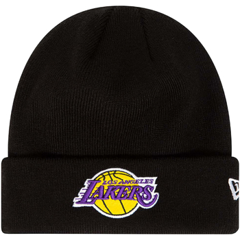 Αξεσουάρ Άνδρας Σκούφοι New-Era Essential Cuff Beanie Los Angeles Lakers Hat Black
